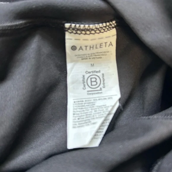 Athleta Black Ruched Transend Skort - Picture 5 of 11